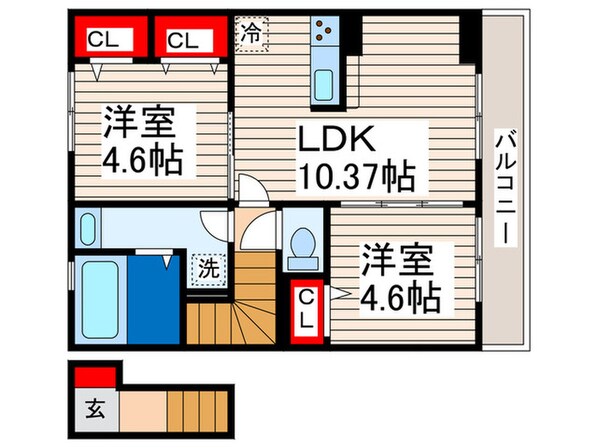 シン・オオヌキソウの物件間取画像